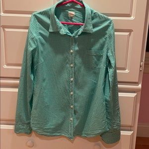 J Crew “The Perfect Shirt” Cottage ton size Large